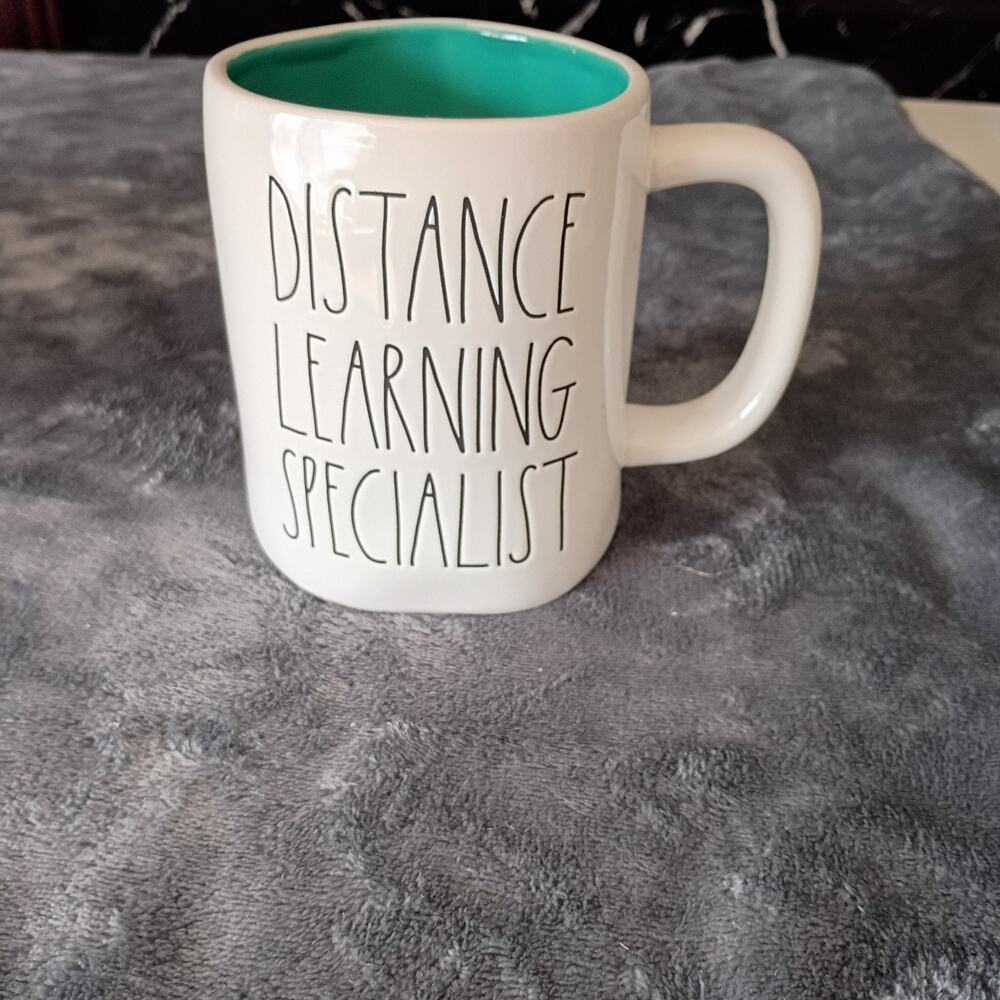 Mug Rae Dunn Distance Learning Specialist Green Lining Home School Teacher